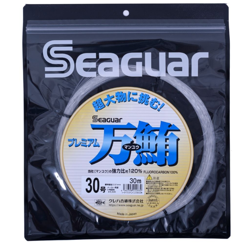 SEAGUAR - Fluorocarbon Leader Line #30-30m