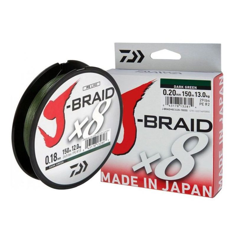 J-BRAID Dark Green 150M