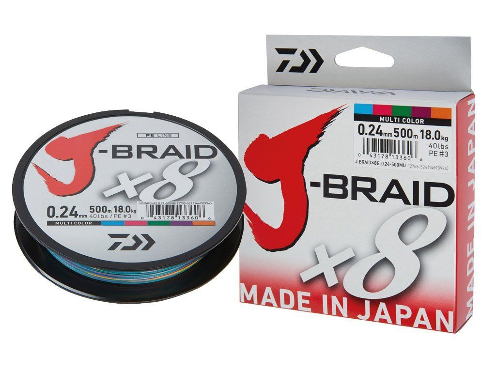 J-BRAID X8 MultiColor