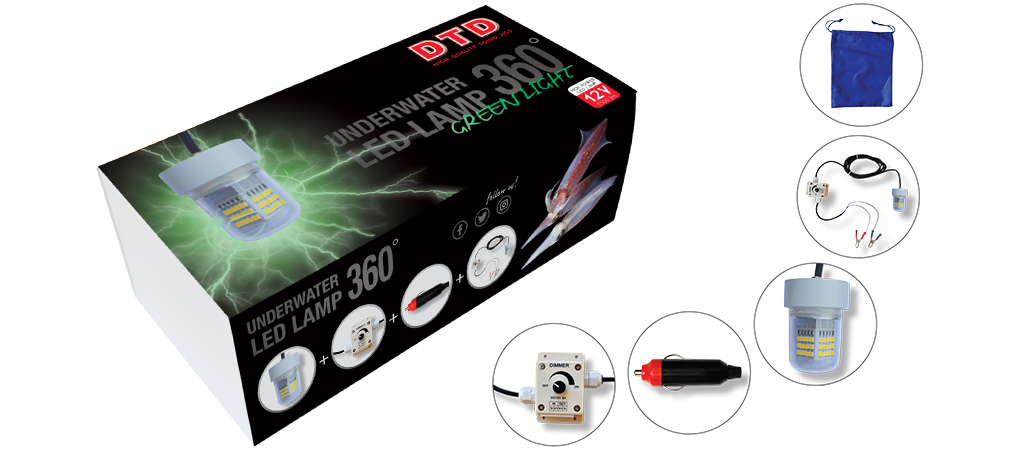 LED LAMPA 360 ZELENA