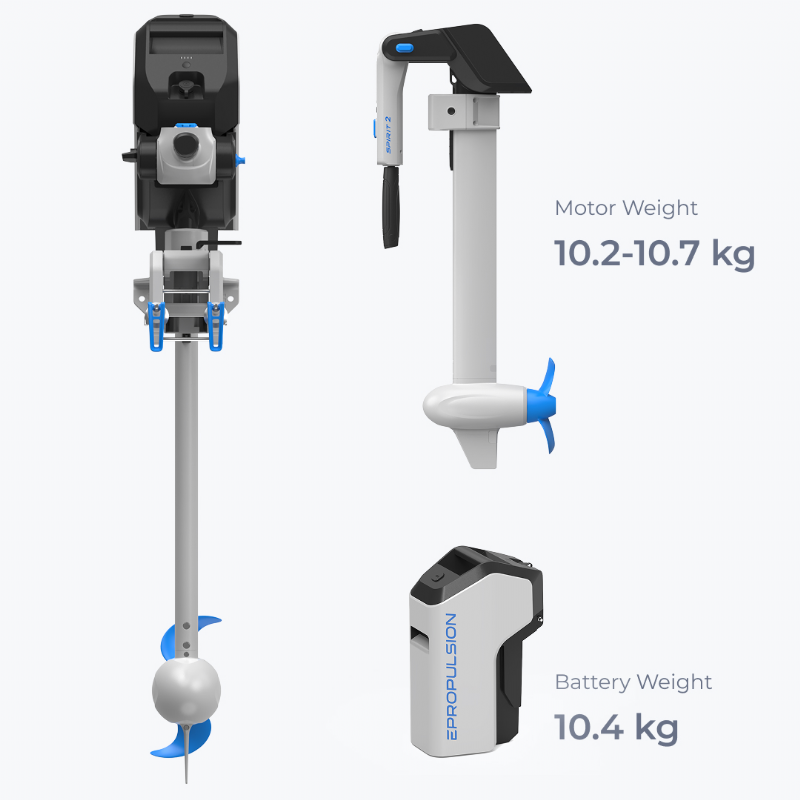 EPROPULSION SPIRIT 2 električni vanbrodski motor