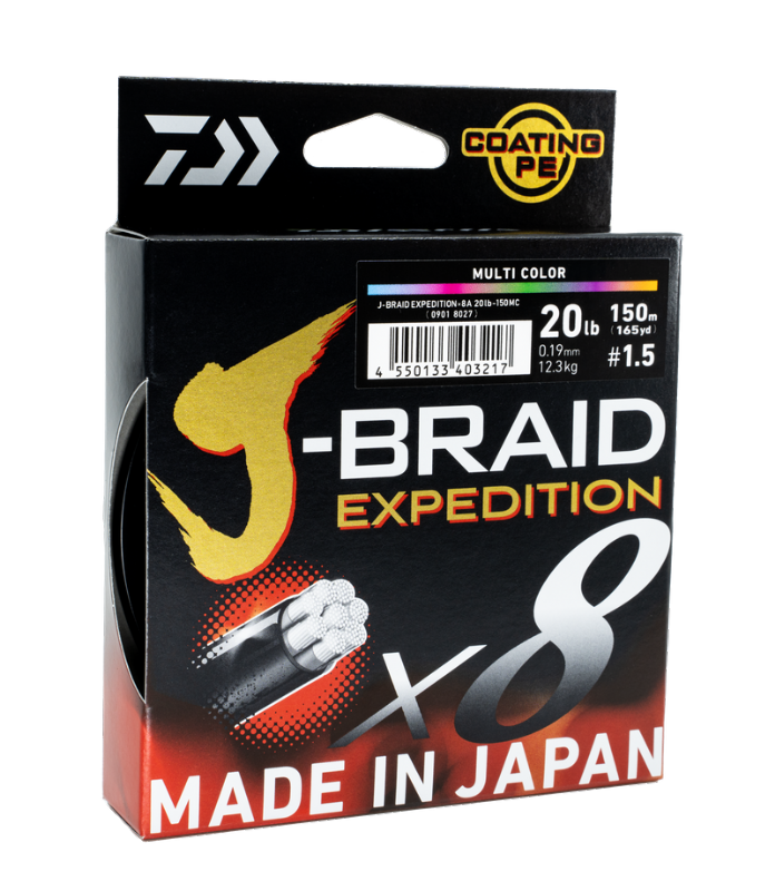 J-BRAID EXPEDITION × 8 E upredenica MULTI COLOR